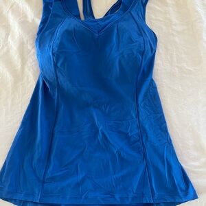 Lululemon Blue Athletic Tank Top